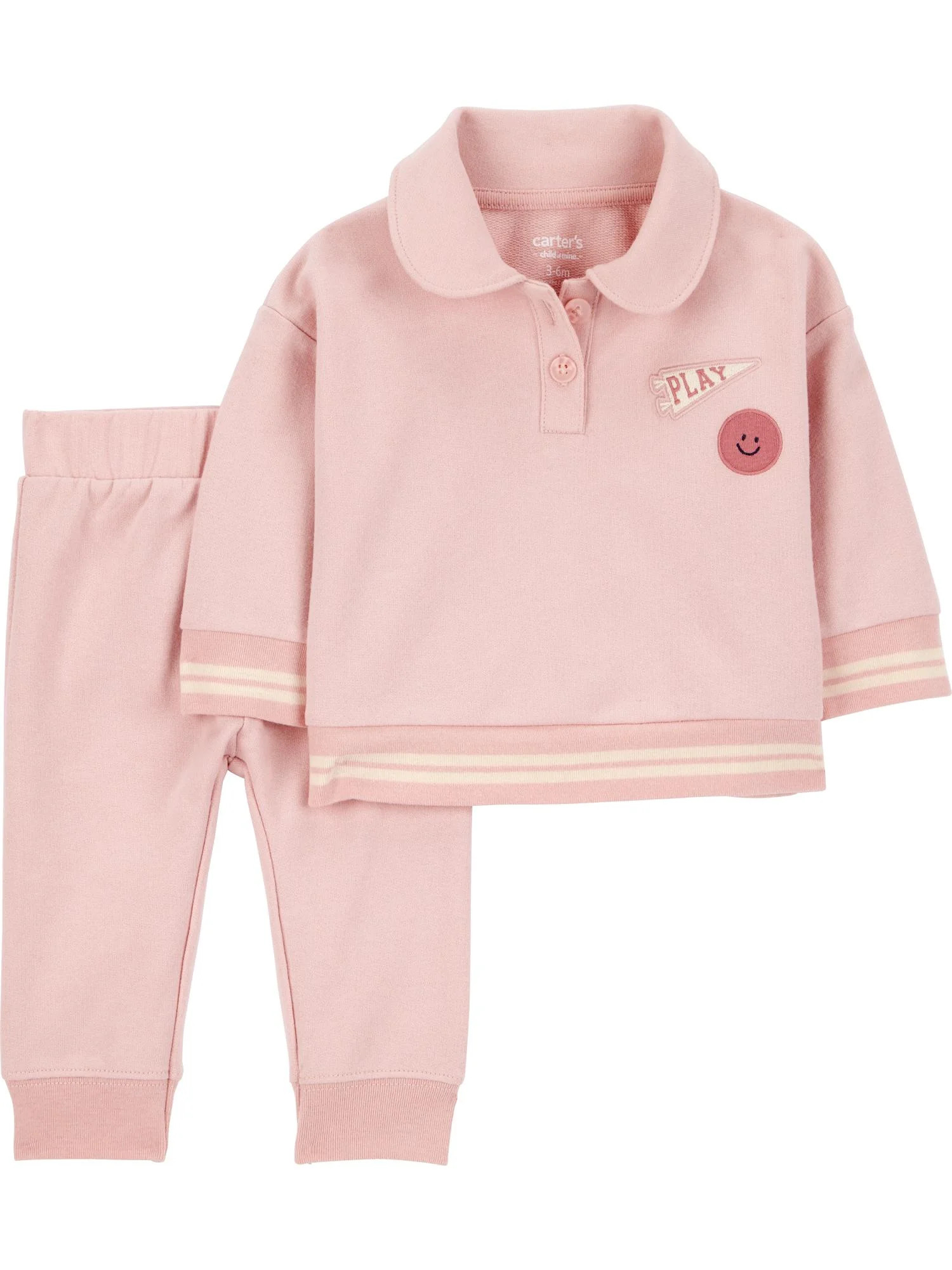 Carter's Child of Mine Baby Girl Outfit Set, 2-Piece, Sizes 0/3-24 Months - Walmart.com | Walmart (US)