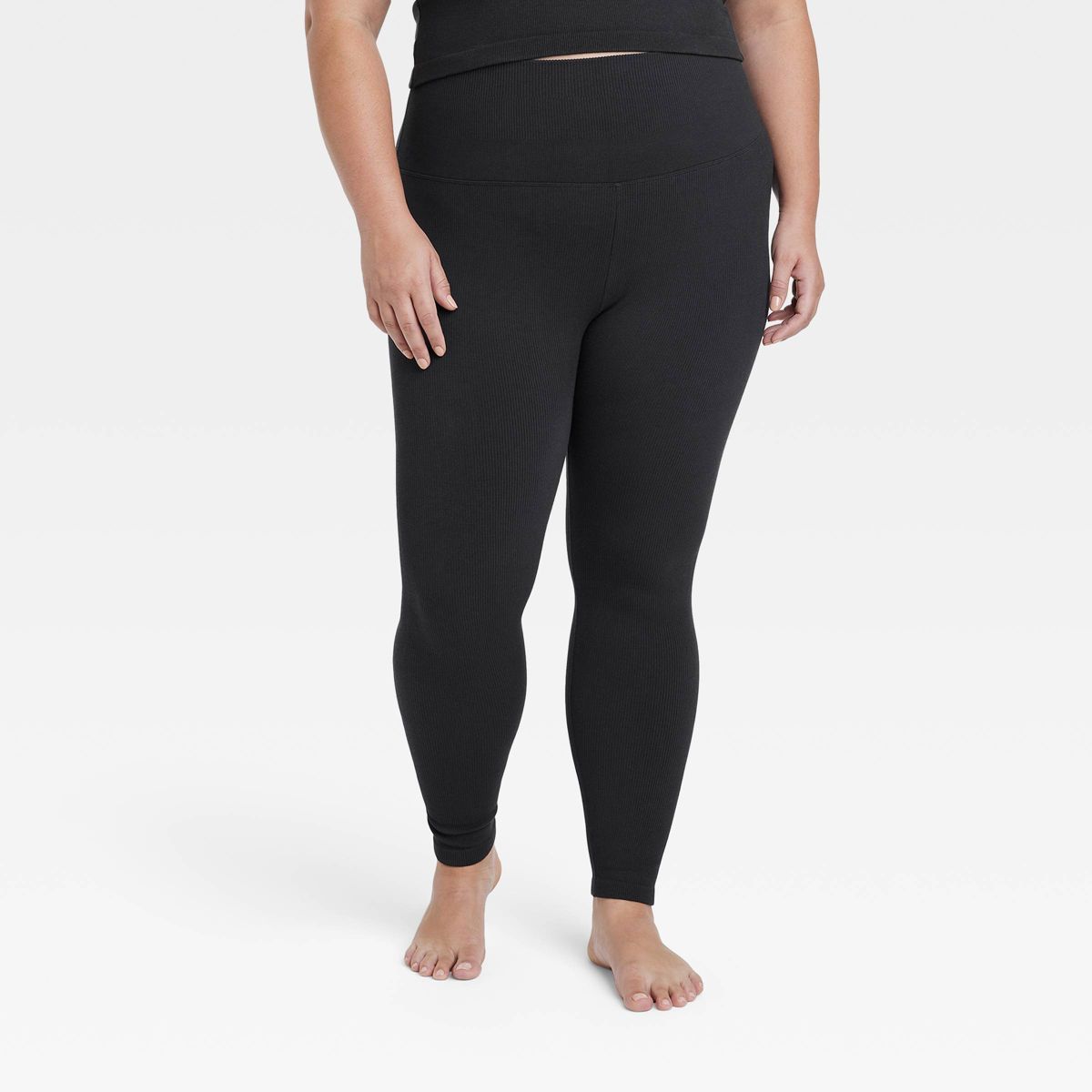 Women's Seamless High-Rise Rib Leggings - All in Motion™ | Target