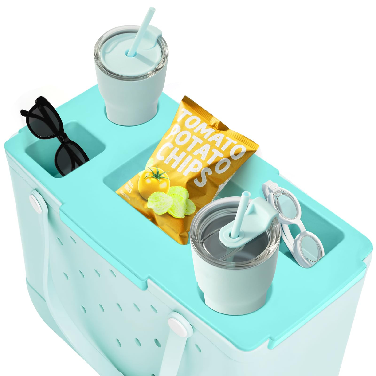 Beach Bag Topper Tray, EVA Bag Accessories for Instant Desktop Conversion, Fit 19in x 9in x 14in ... | Amazon (US)