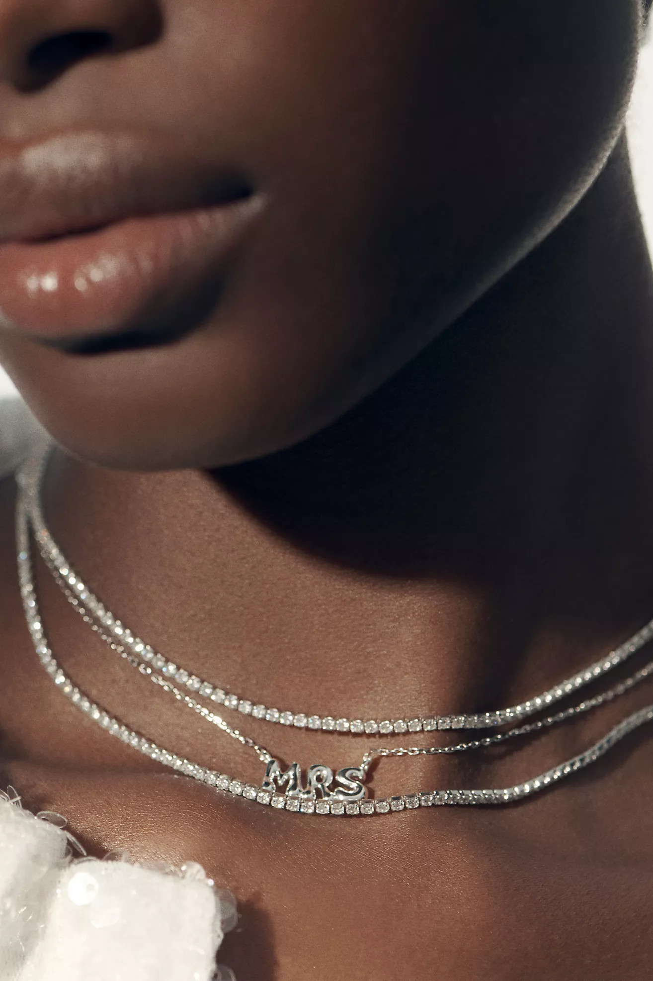 Mrs. Bubble Letter Necklace | Anthropologie (US)