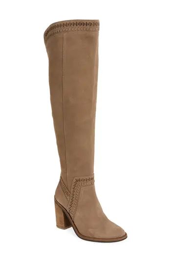 Women's Vince Camuto Madolee Over The Knee Boot, Size 4 M - Brown | Nordstrom