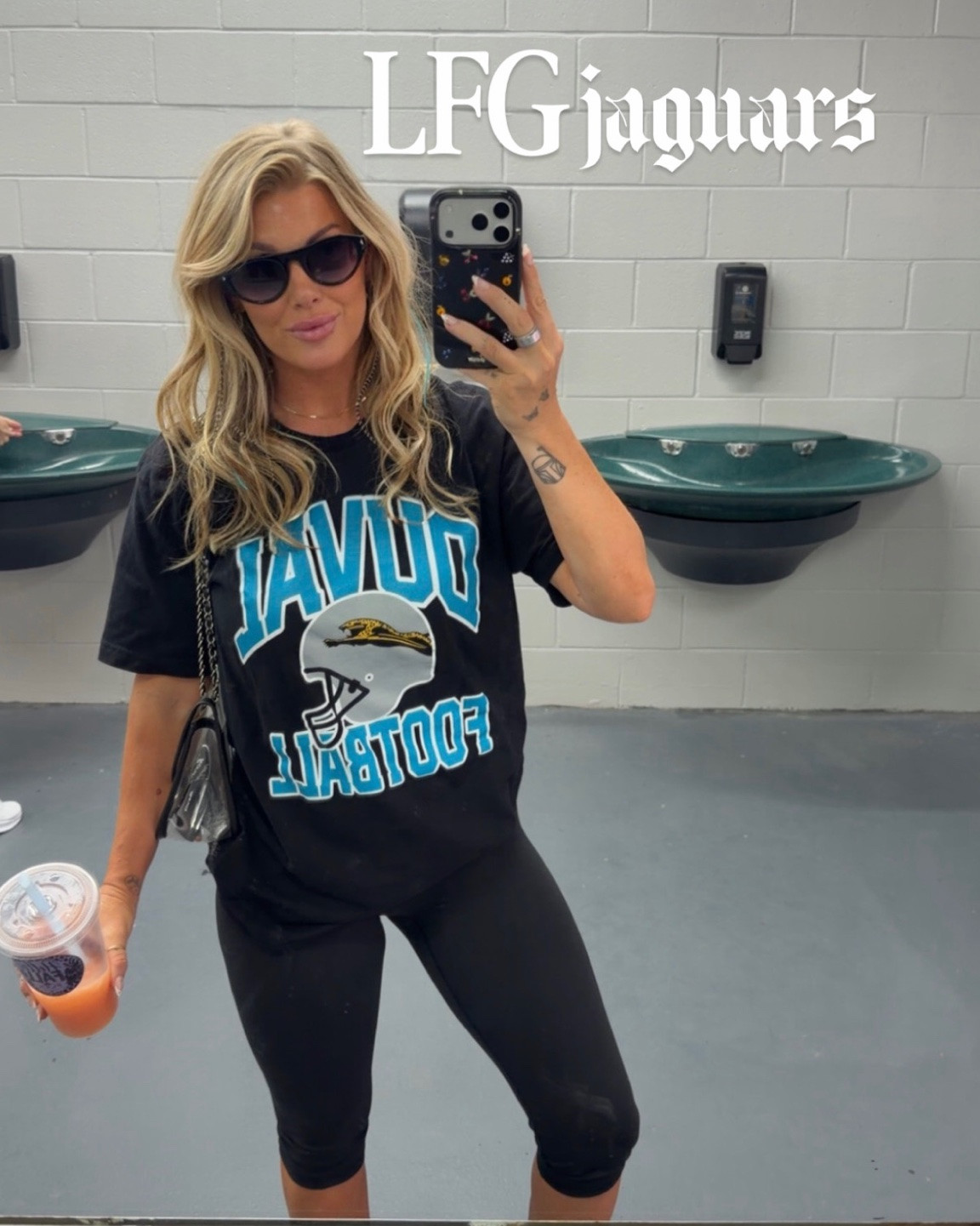 Jacksonville Jaguars game day fit AT THE BANK. #nflootd