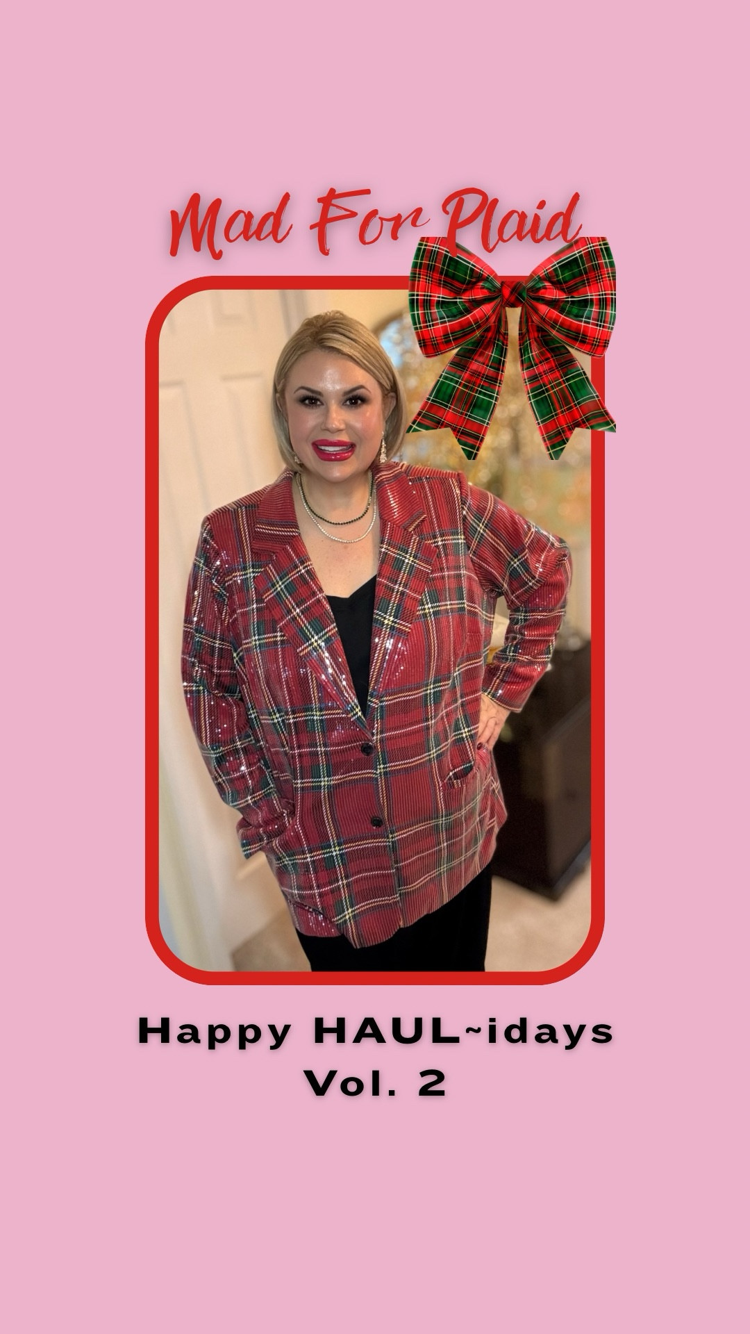 Nothing says the holidays like plaid tidings❣️❣️❣️
Give me anything plaid and anything sparkly and I love it

#LTKHoliday #LTKPlusSize #LTKMidsize