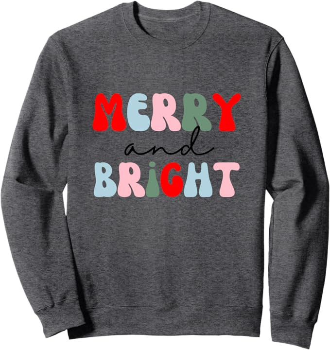 Merry and Bright Sweatshirt | Amazon (US)