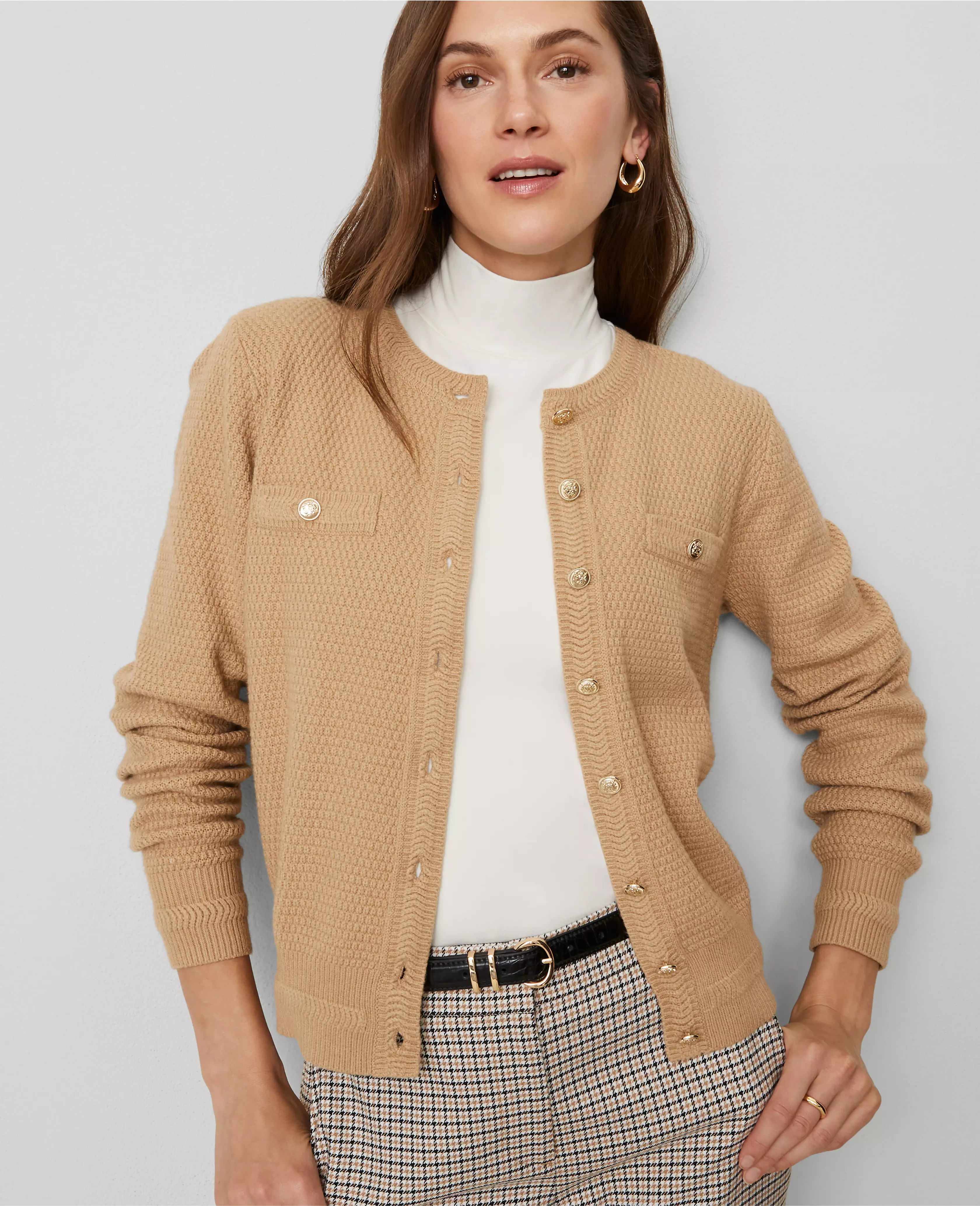 Textured Cardigan | Ann Taylor