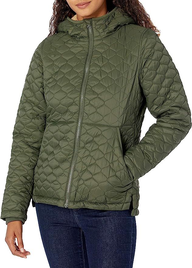 Amazon Essentials Women's Lightweight Water Resistant Long Sleeve Sherpa Lined Puffer Jacket with... | Amazon (US)