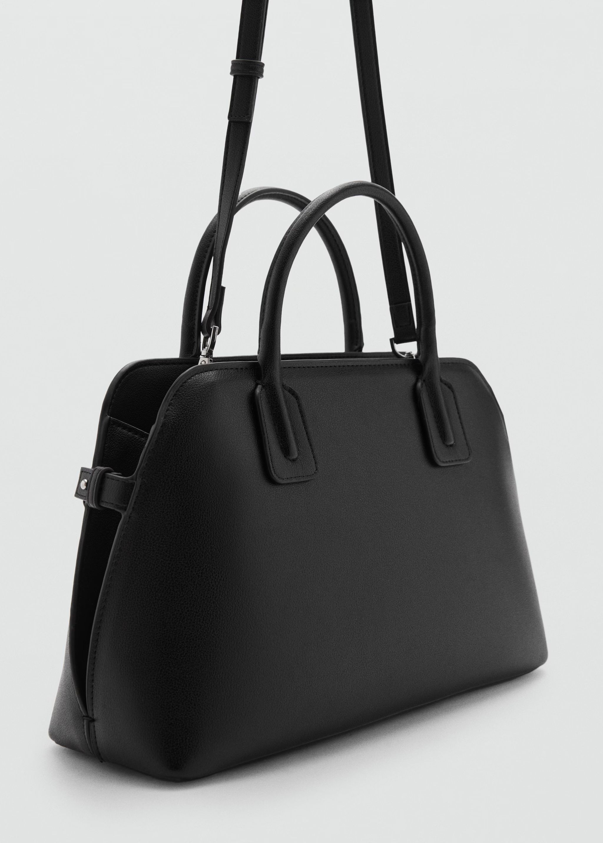 Double-handle bowling bag - Woman | MANGO USA | MANGO (US)