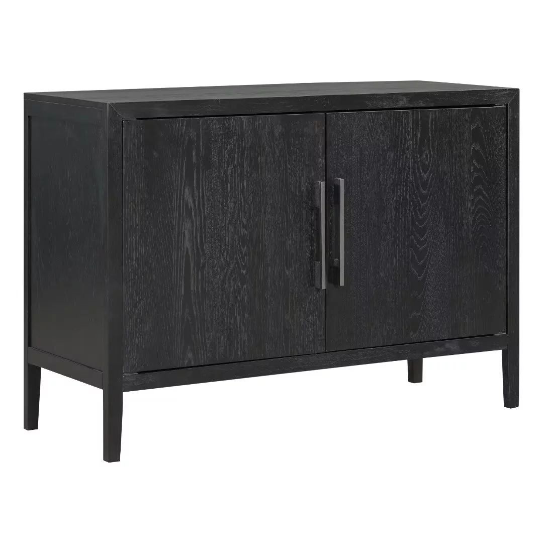 Storage Cabinet Sideboard Wooden Cabinet with 2 Metal handles and 2 Doors, Modern Console Table S... | Walmart (US)
