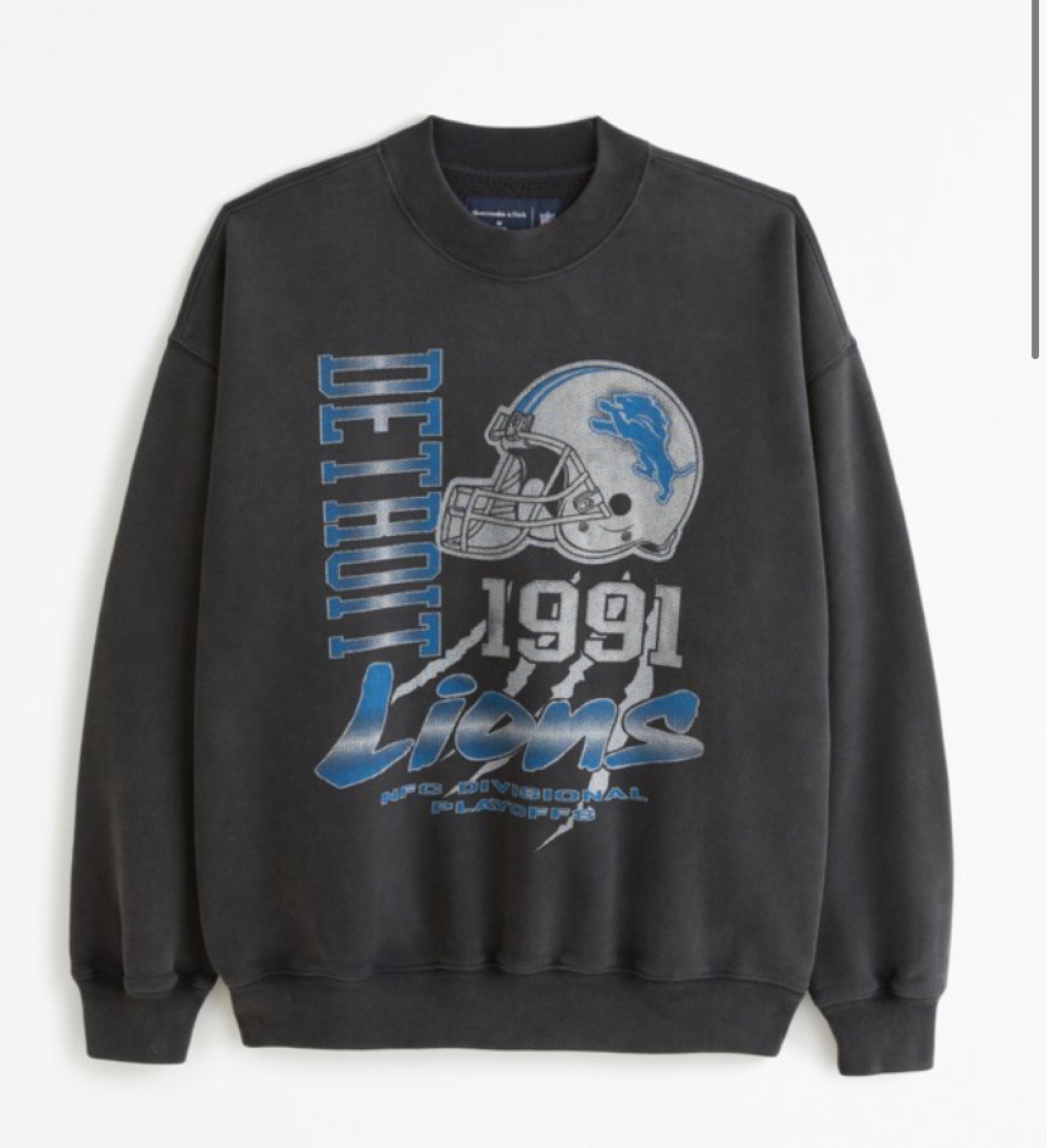 detroit lions crewneck