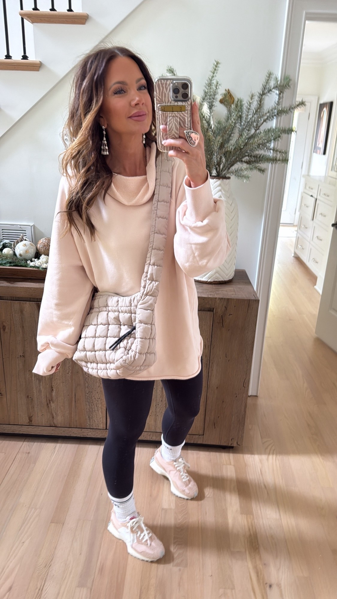 free people cutback mock neck pullover and never better leggings ♥️

#LTKStyleTip #LTKSaleAlert #LTKGiftGuide