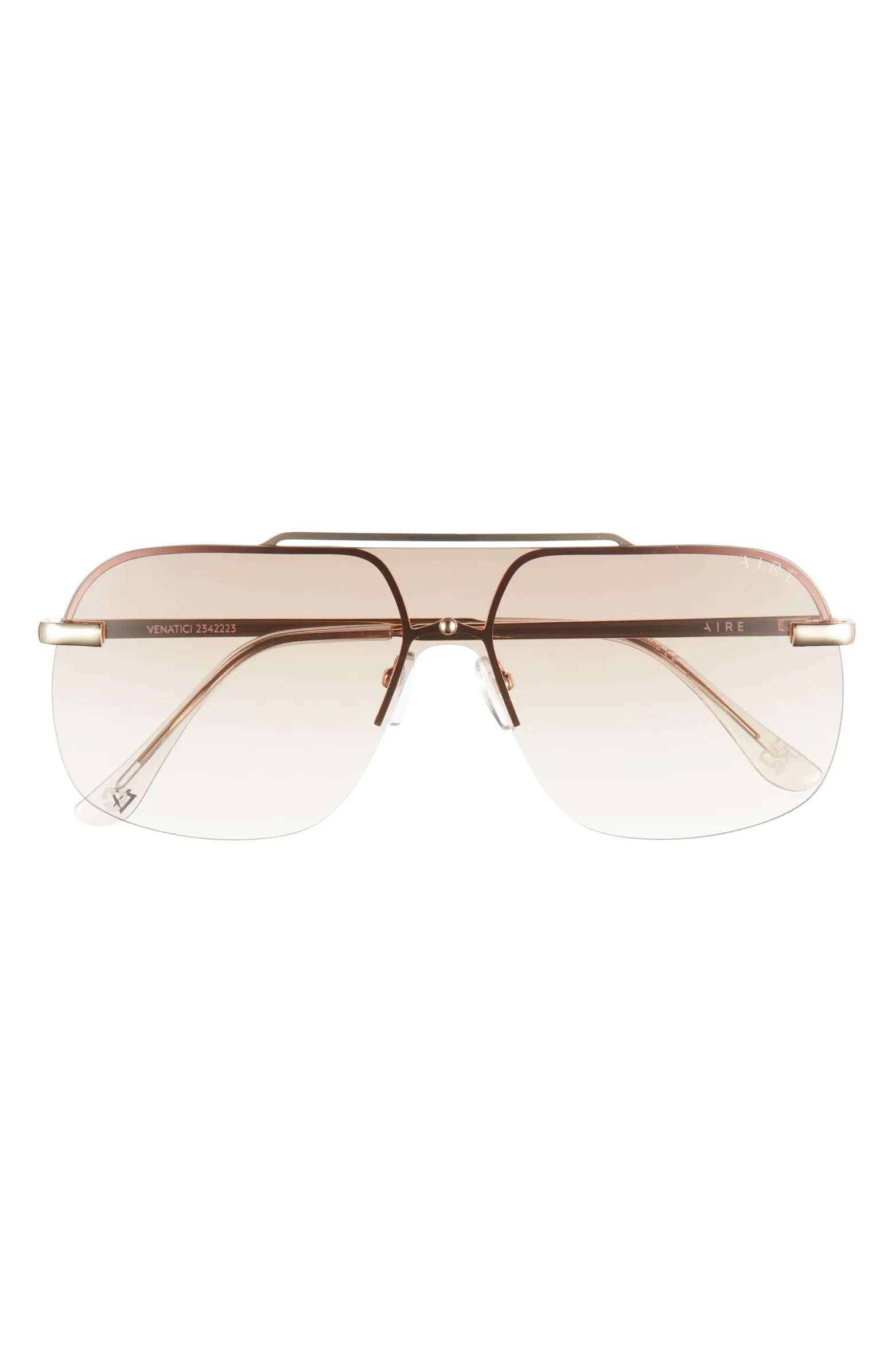 Venatici 137mm Aviator Sunglasses | Nordstrom