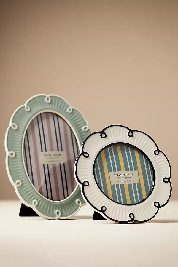 Twirl Ceramic Picture Frame | Anthropologie (UK)