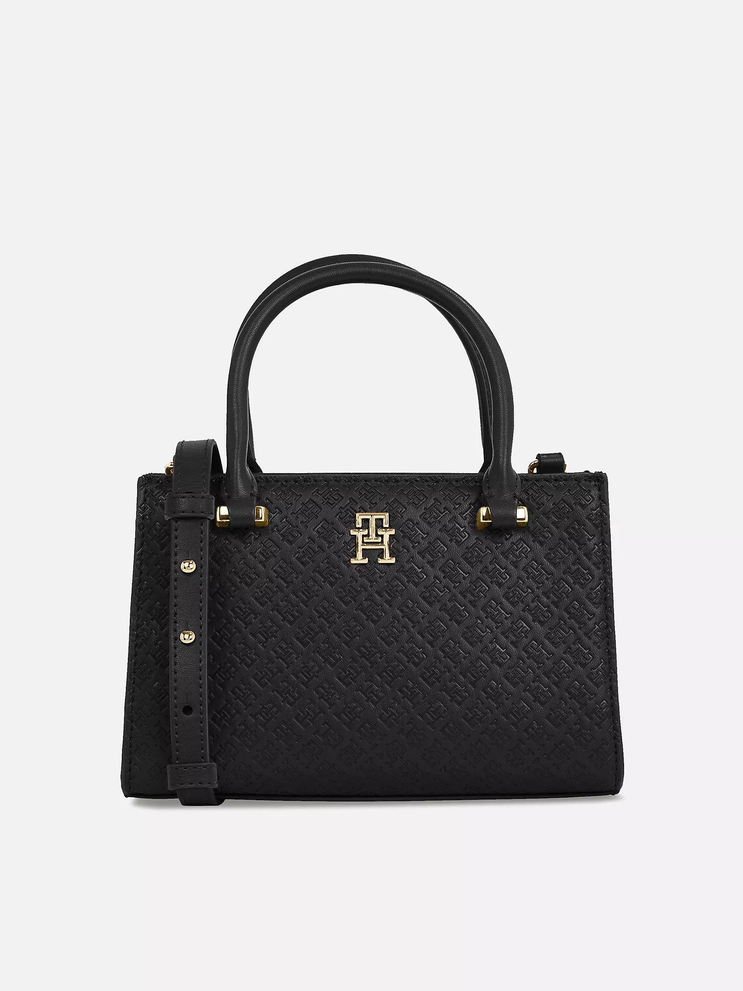 Monogram Embossed Small Tote | Tommy Hilfiger | Tommy Hilfiger (US)