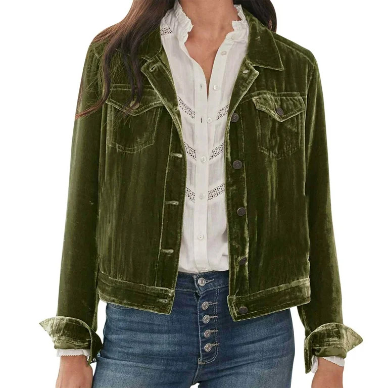 Texiao Long Sleeve Yellow Tops For Women, Barn Jackets For Women, Green Work Jackets For Men, Wom... | Walmart (US)
