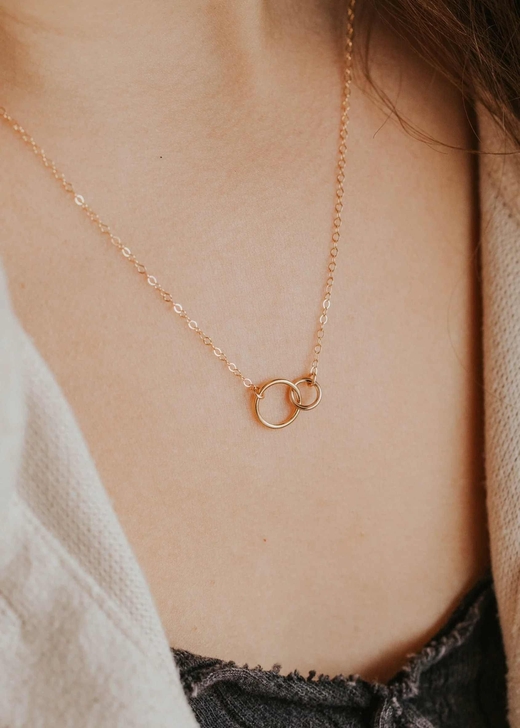 Tiny Links Necklace | Hello Adorn