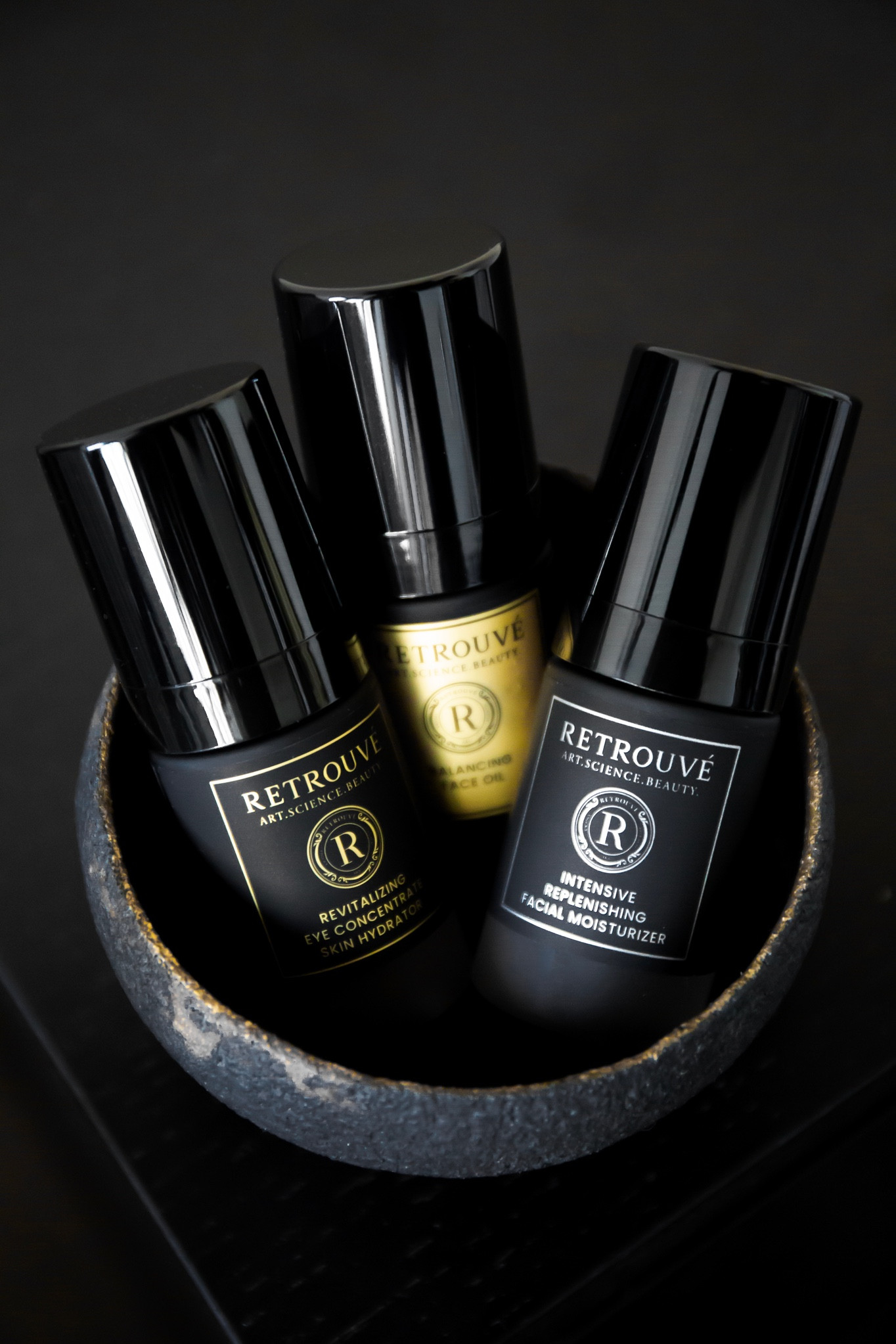 Nothing else compares 🖤✨ experience a new sense of self, with your skin at the center – stronger, healthier, and more beautiful than ever. I absolutely adore @retrouveskin and have been using their anti-aging skincare products for years. I couldn’t help but share some favorites! 

The eye concentrate is a best-seller with an unprecedented texture and is the ultimate in eye hydration. The face oil is lightweight and fast-absorbing, the natural aroma is dreamy, while leaving my skin satiny-smooth. The moisturizer is the line’s pièce de résistance, formulated to moisturize, nourish and plump skin when natural hydration levels and firmness have diminished. 

The perfect gifts to any luxury skincare lover! #Retrouve #SkincareEssentials #luxuryskincare #faceoil #moisturizer 

#LTKGiftGuide #LTKbeauty #LTKHoliday