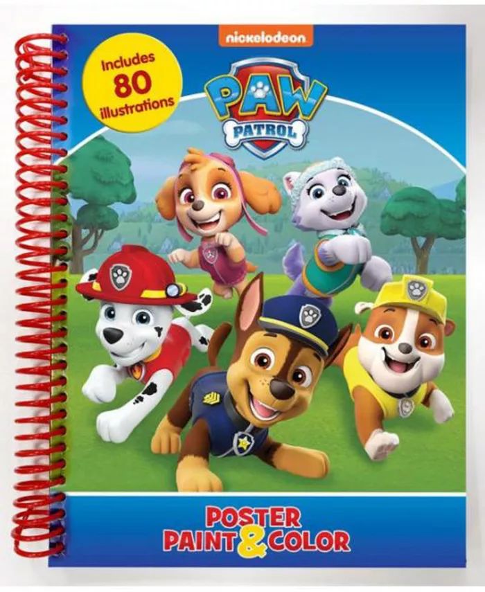 PAW PATROL POSTER PAINT COLOR by Phidal | Macy's