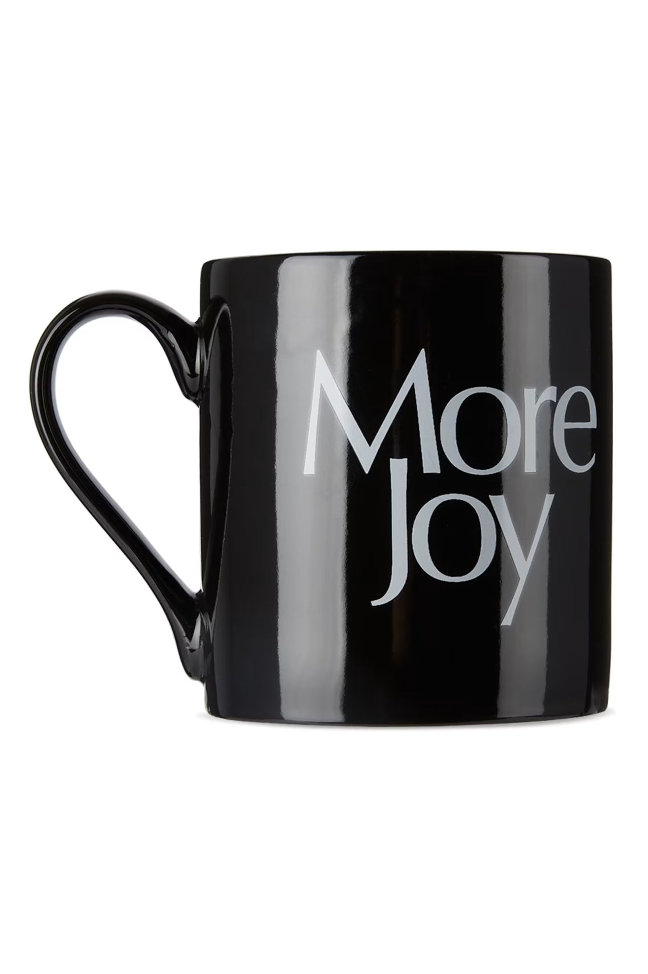 More Joy - Black 'More Joy' Mug | SSENSE