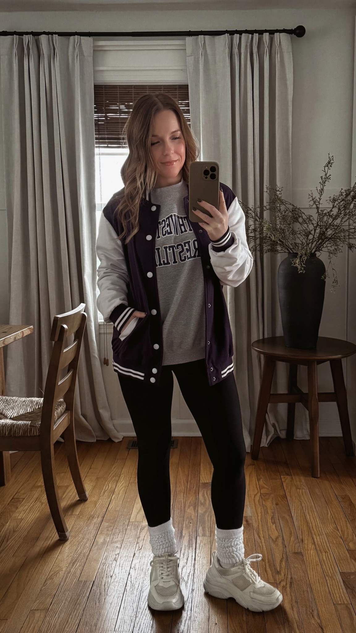 I wear this cute letterman style jacket to my kids’ sporting events all the time. Super affordable, lightweight, and comes in just about any team color!

#LTKmomlife #LTKootd #LTKActive