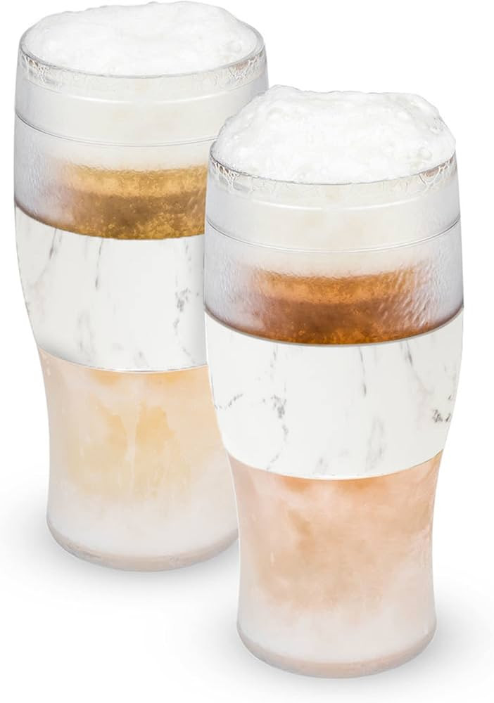 Host Freeze, Frozen Mugs, Freezable Pint Set, Beer Keep Your Drinks Cold, Double Walled Insulated... | Amazon (US)