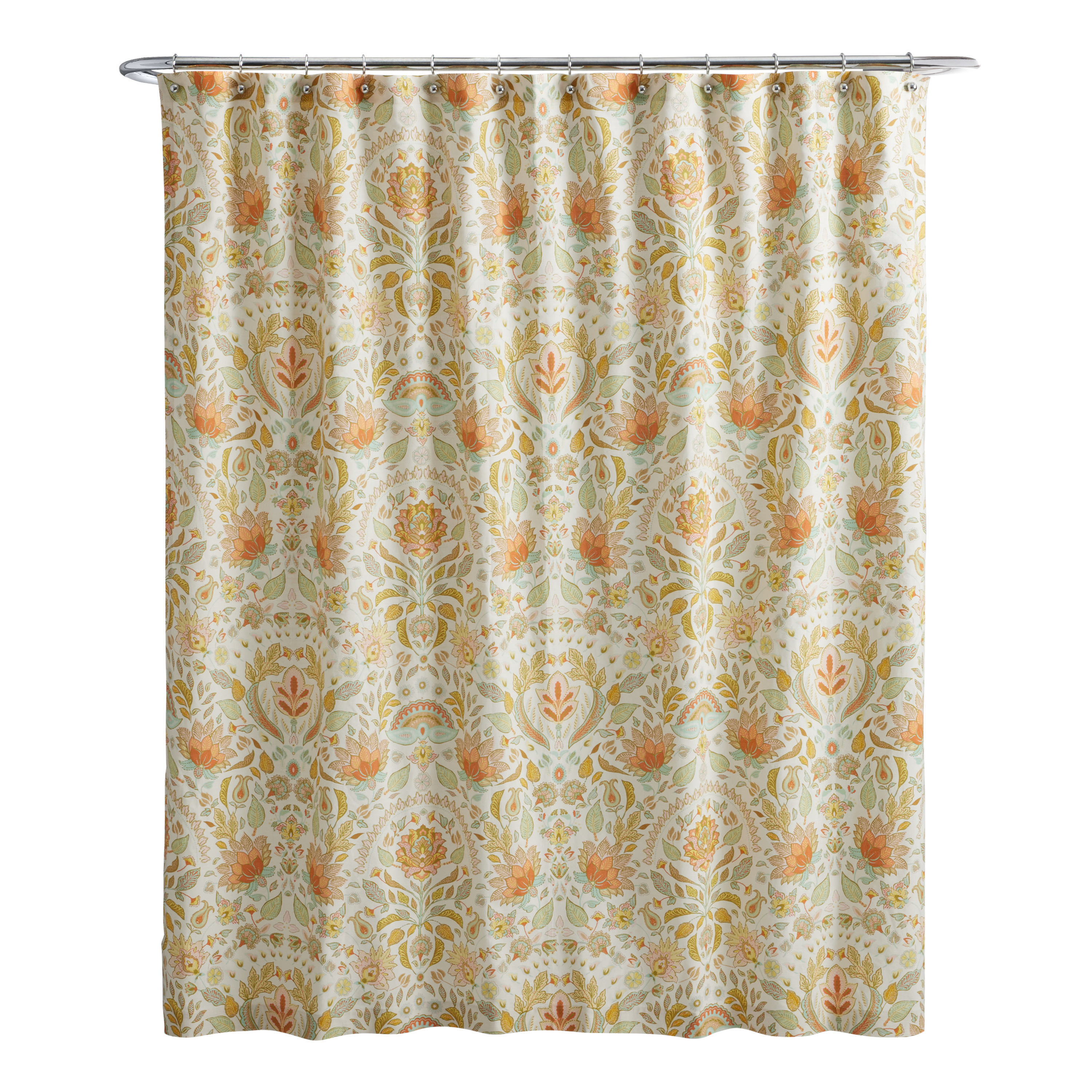 Indah Multicolor Floral Printed Shower Curtain | World Market