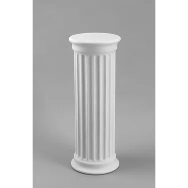 Doric Column Floral Pedestal Indoor/Outdoor Polyethylene Commercial-Grade Plastic | Wayfair North America