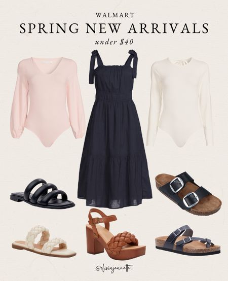 Walmart new arrivals for spring! Bodysuits, spring dress, sandals

#LTKSeasonal #LTKstyletip #LTKunder50