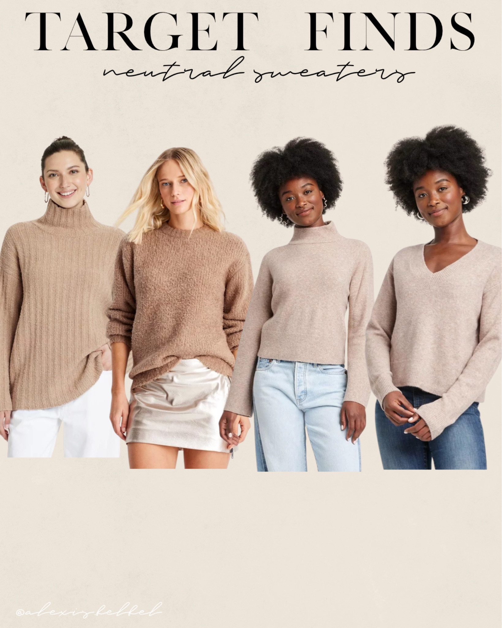 Target neutral sweaters under $30 size xs 

#LTKFindsUnder100 #LTKFindsUnder50 #LTKSeasonal