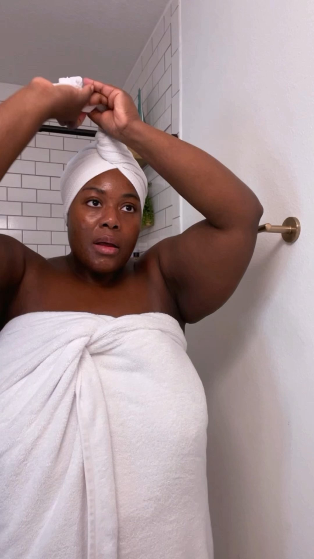 Fresh out the shower and wrapped in my favorite giant towel from Amazon 🛁✨ Linking this cozy must-have and more bathroom essentials I use on repeat!

#LTKPlusSize #LTKBeauty #LTKHome