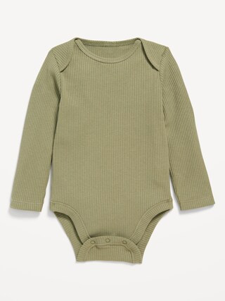 Long-Sleeve Ribbed Bodysuit for Baby | Old Navy (US)