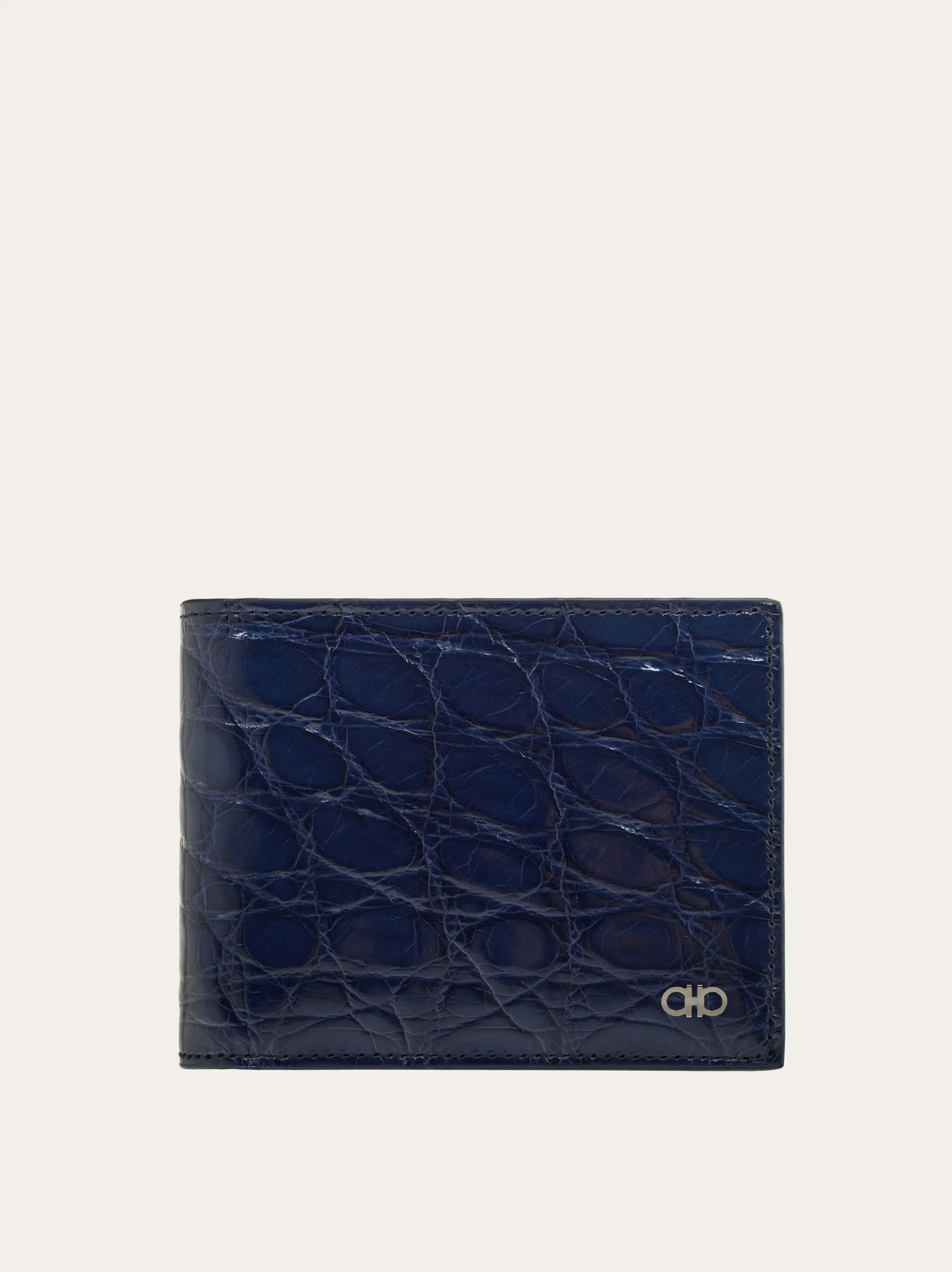 Ferragamo Men Gancini wallet Blue | Ferragamo