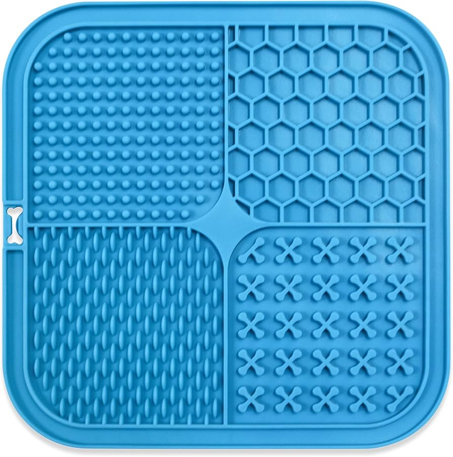 Lick Mat for Dogs and Cats Licking Mats with Suction Cups for Anxiety Relief,Cat Treats Food Mat... | Amazon (US)
