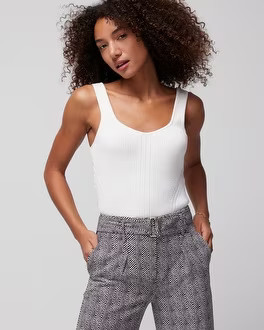 Ribbed Sweater Tank | White House Black Market