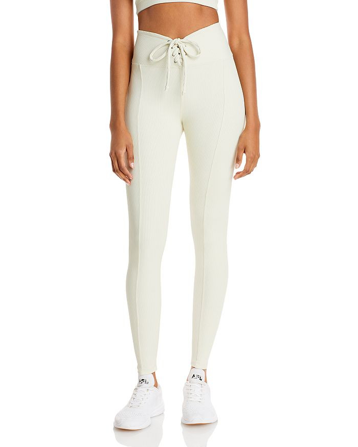 Year of Ours Ribbed Lace-Up Football Leggings Women - Bloomingdale's | Bloomingdale's (US)