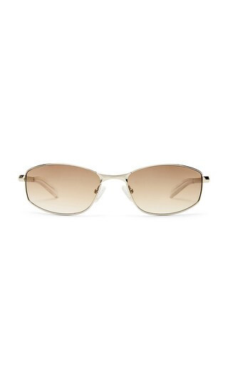 Le Specs Star Beam Sunglasses in Metallic Silver. | Revolve Clothing (Global)