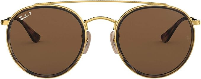 Ray-Ban Rb3647n Double Bridge Round Sunglasses | Amazon (US)