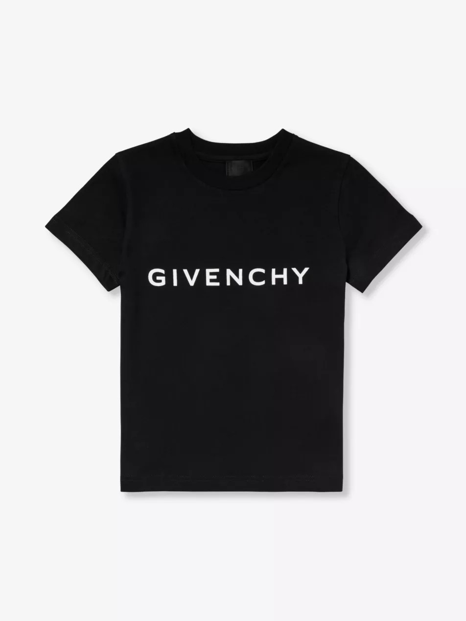 Logo-print short-sleeve cotton-jersey T-shirt 4-12 years | Selfridges