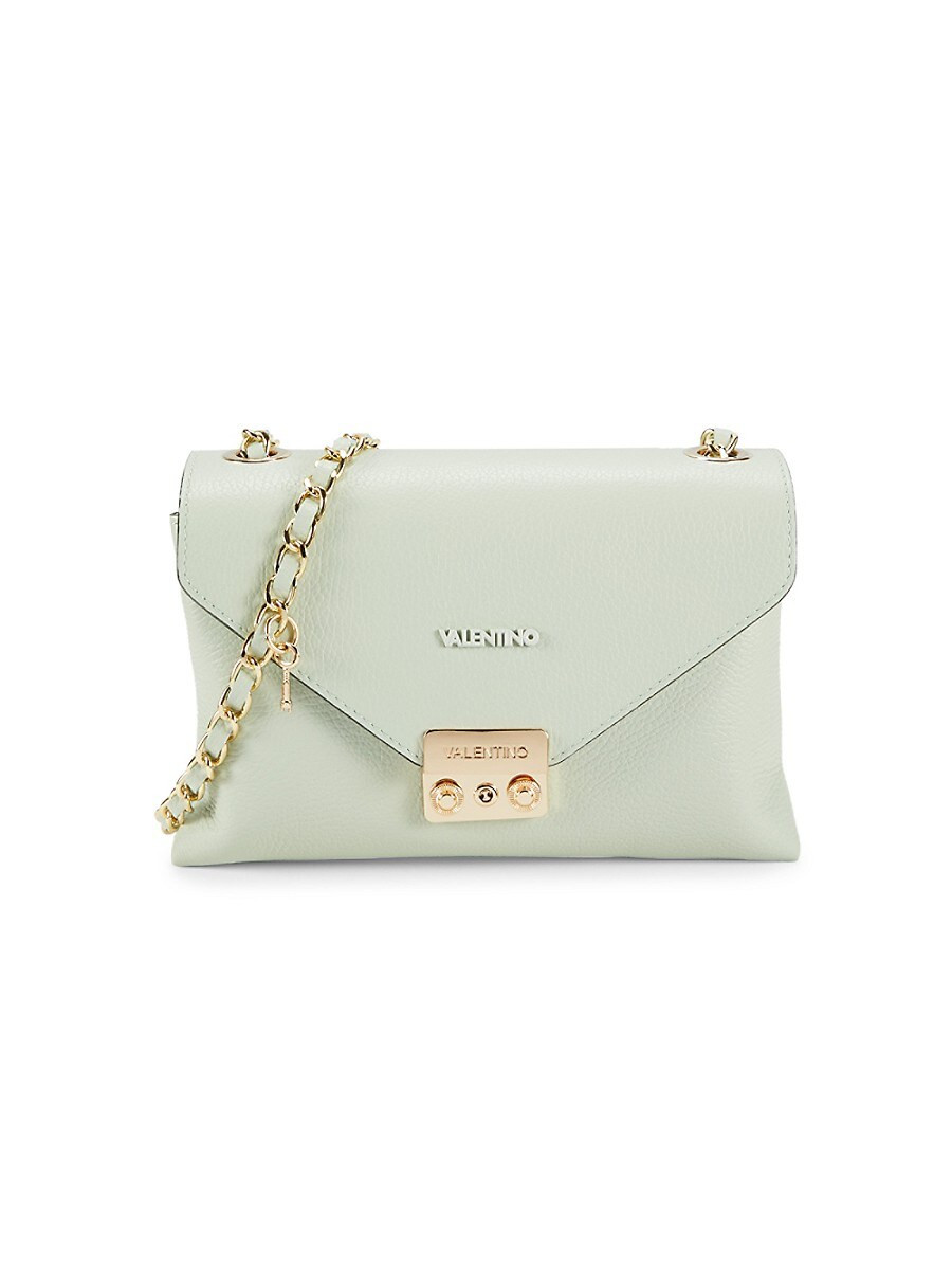 Valentino by Mario Valentino Women's Isabelle Leather Crossbody Bag - Aqua Green | Saks Fifth Avenue OFF 5TH
