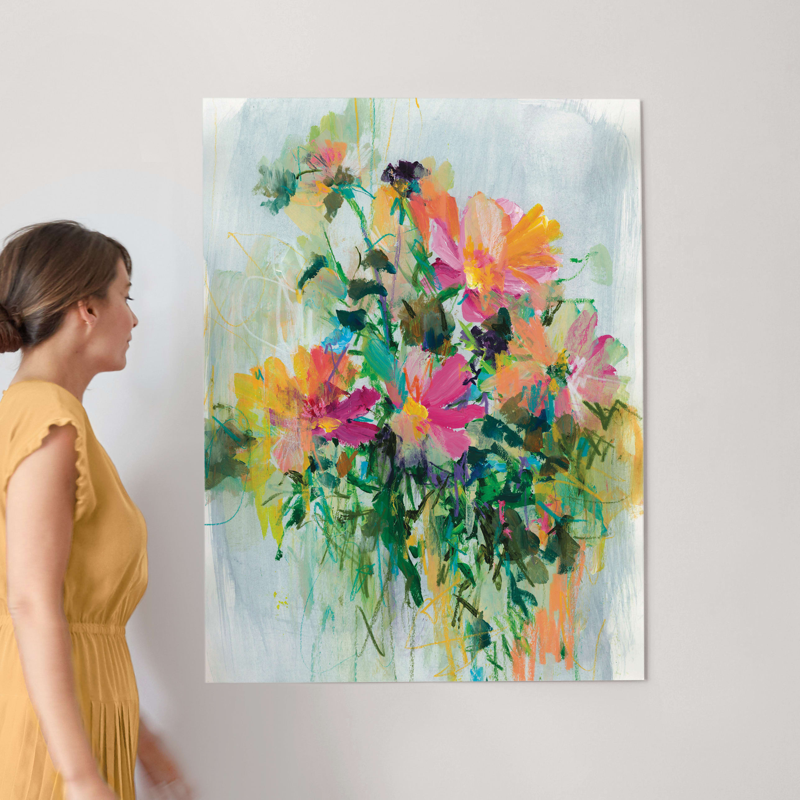 "Flowering" - Painting Limited Edition Art Print by Sonal Nathwani. | Minted