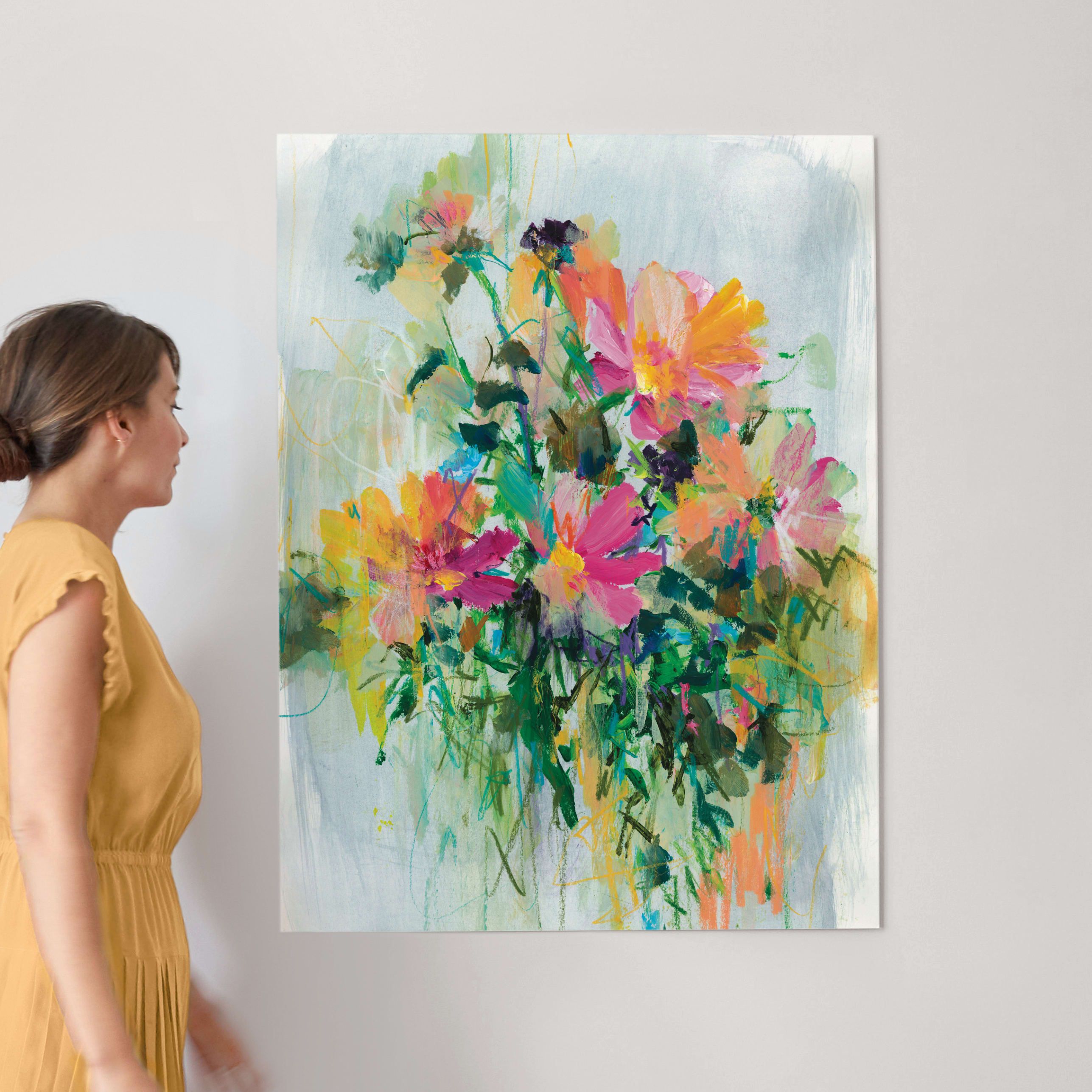 "Flowering" - Painting Limited Edition Art Print by Sonal Nathwani. | Minted