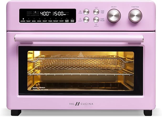 Retro Style Infrared Heating Air Fryer Toaster Oven, Extra Large Countertop Convection Oven 10-in... | Amazon (US)