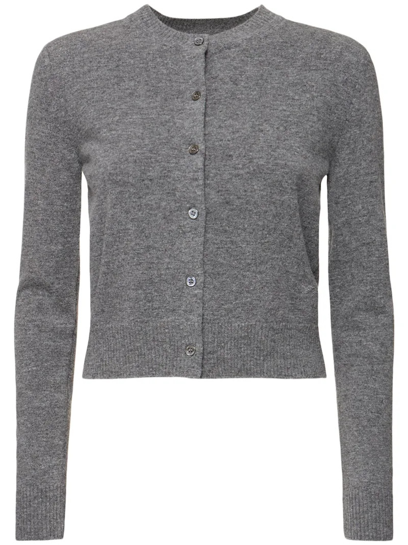 Crewneck knit cardigan | Luisaviaroma