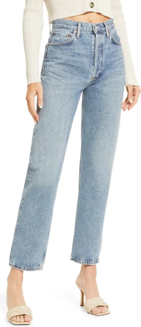 AGOLDE '90s Pinch High Waist Straight Leg Organic Cotton Jeans | Nordstrom | Nordstrom