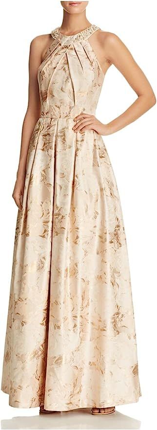 Eliza J Women's Ballgown with Beaded Detail at Neckline | Amazon (US)
