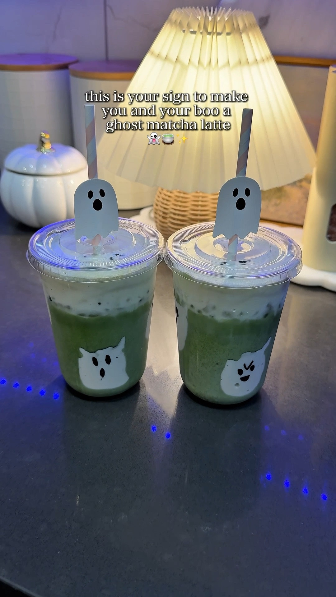 Ghost matcha lattes 🥹👻💖✨

#LTKHalloween #LTKHoliday