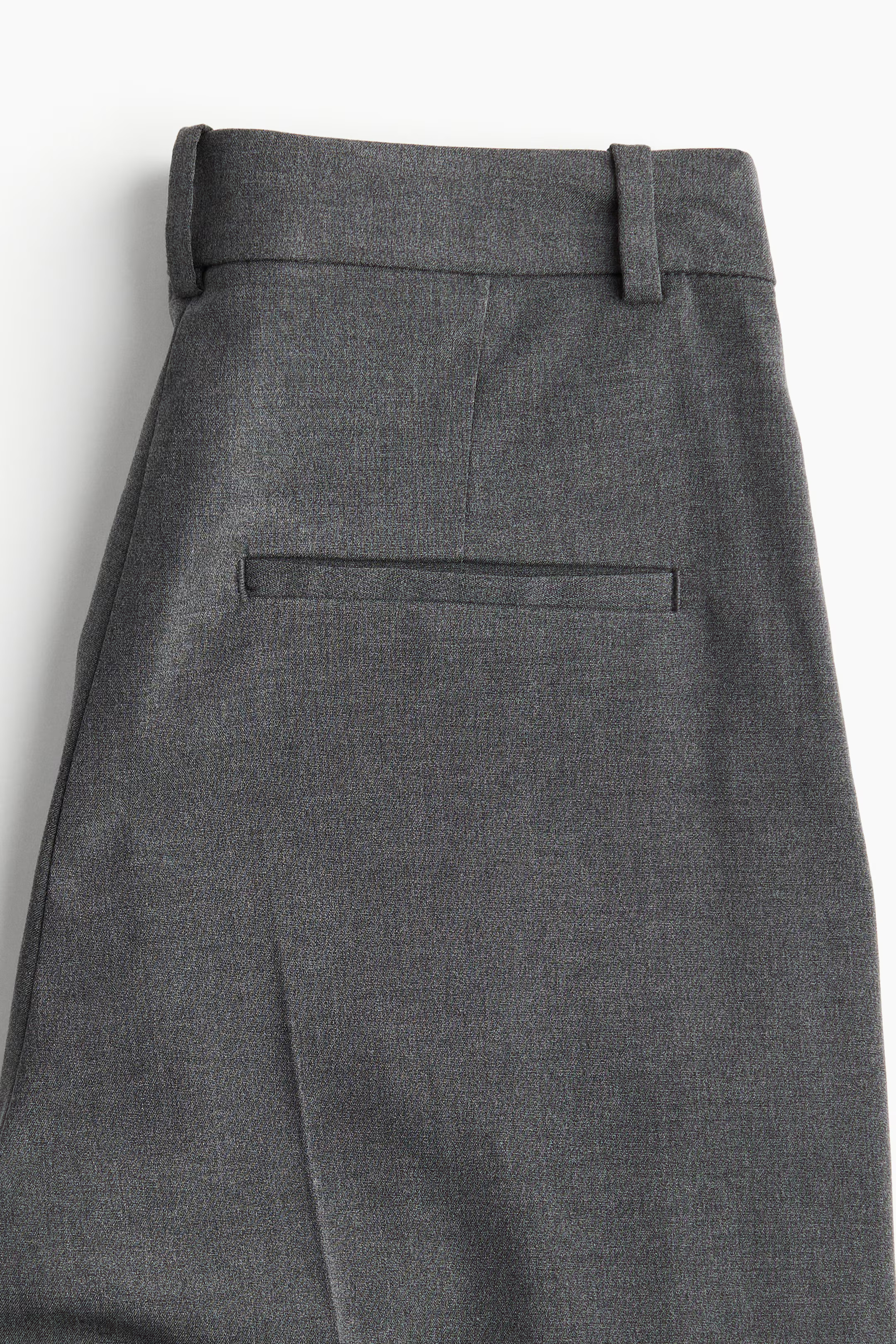 Wide-leg Pants - Gray melange - Ladies | H&M US | H&M (US + CA)