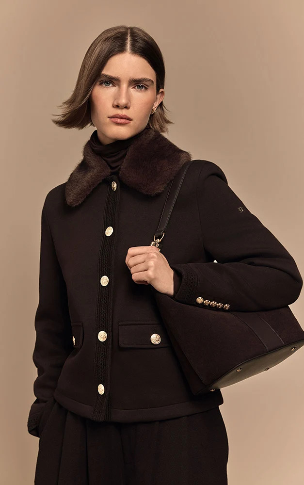 Ottie Trophy Jacket (Chocolate) | Holland Cooper