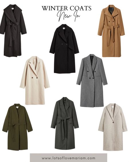 Winter coats 🤍 you can also check out my blog (lotsoflovemariam.com) where I have added over 40 winter coats for EVERY budget! 🤍


double breasted whole coat, puffer jacket, tie belt coat, houndstooth patterned coat, wool blend coat

#LTKunder100 #LTKHoliday #LTKSeasonal