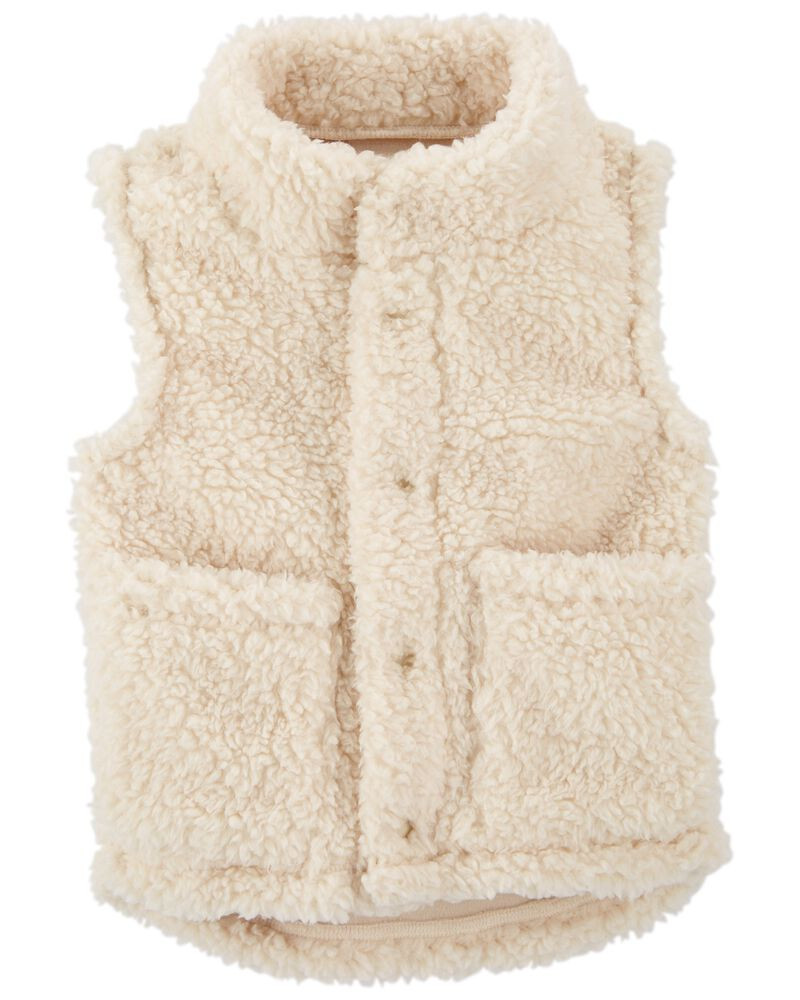 Fuzzy Sherpa Vest | Carter's