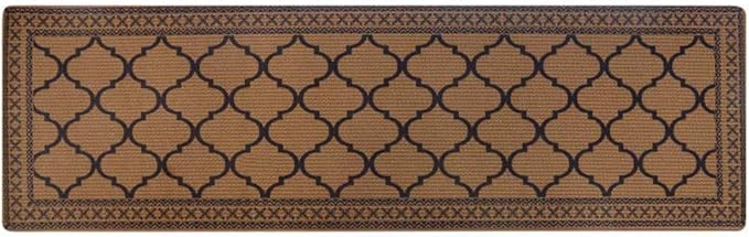 Carvapet Moroccan Trellis Non-Slip Doormat Durable Honeycomb Texture Kitchen Rug Runner Carpet, I... | Amazon (US)